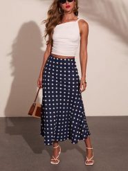 Milan Kiss Spódnica w kolorze granatowym rozmiar: M. Niebieskie spódnice damskie Milan Kiss, m, bez wzorów, maxi. Za 167.95 zł.