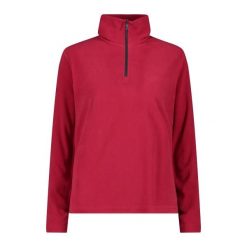 Damski polar CMP. Czerwone swetry klasyczne damskie CMP, na zimę, z polaru, bez kołnierzyka. W wyprzedaży za 143.85 zł.