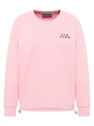 ELBSAND Bluza "Caris" w kolorze jasnoróżowym rozmiar: M. Różowe bluzy damskie ELBSAND, m, bez wzorów, z bawełny, bez kaptura. Za 165.99 zł.