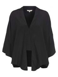 Herrlicher Bluzka "Lorelle" w kolorze czarnym rozmiar: M. Czarne bluzki damskie Herrlicher, m, bez wzorów, z asymetrycznym kołnierzem, bez ramiączek. Za 104.99 zł.