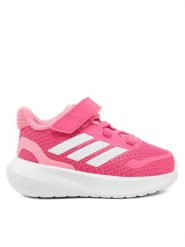 Adidas Sneakersy Runfalcon 5 Shoes Kids JP5156 Różowy. Czerwone buty sportowe dziewczęce Adidas, bez wzorów, z materiału, bez zapięcia. Za 129.99 zł.