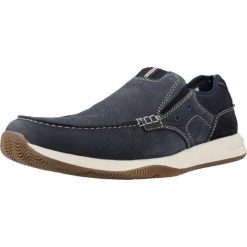 Buty CLARKS SAILVIEW STEP Niebieski. Niebieskie obuwie trekkingowe damskie Clarks, ze skóry, bez zapięcia. Za 302.99 zł.