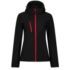 Kurtka Damska Venturer 3 Layer Hooded Soft Shell Jacket. Czarne kurtki damskie Regatta, xl, bez wzorów, bez kaptura. Za 199.99 zł.