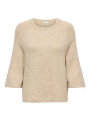 JDY Sweter w kolorze beżowym rozmiar: XXL. Brązowe swetry klasyczne damskie JDY, xxl, bez kołnierzyka. Za 109.95 zł.