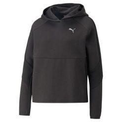 Bluza sportowa damska Puma 67308401. Czarne bluzy damskie Puma, na zimę, s, bez wzorów, z kapturem. Za 403.00 zł.