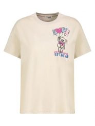 Sublevel Koszulka w kolorze beżowym rozmiar: XS. Brązowe koszulki damskie Sublevel, xs, bez wzorów, bez kołnierzyka, bez ramiączek. Za 43.99 zł.