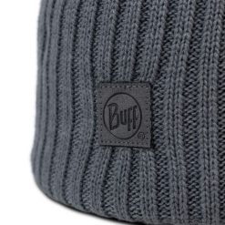 Czapka BUFF KNITTED BEANIE RUTGER IRON. Szare czapki damskie Buff, bez wzorów, z dzianiny. Za 140.25 zł.