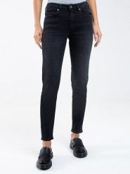 BIG STAR Dżinsy - Slim fit - w kolorze czarnym rozmiar: W31/L32. Czarne jeansy damskie Big Star. Za 127.05 zł.