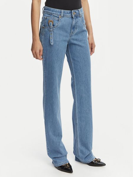 Versace Jeans Jeansy 80HAB58B DW126M43 Niebieski Slim Fit. Niebieskie jeansy damskie Versace Jeans. Za 1,259.00 zł.