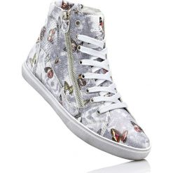Obuwie dziecięce: Wysokie sneakersy Lico bonprix srebrny z nadrukiem