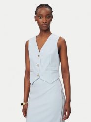 Rinascimento Kamizelka garniturowa CFC0128644003 Różowy Regular Fit. Czerwone kamizelki damskie Rinascimento, xs, bez wzorów, z syntetyku, bez kaptura. Za 399.99 zł.