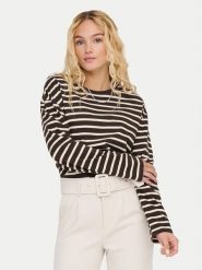 ONLY Bluzka New Soph 15337134 Brązowy Regular Fit. Brązowe bluzki damskie Only, s, bez wzorów, z bawełny, bez kołnierzyka, bez ramiączek. Za 109.99 zł.