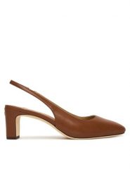 LAUREN RALPH LAUREN Czółenka 802P00096002 Brązowy. Brązowe czółenka damskie Lauren Ralph Lauren, bez wzorów, ze skóry, bez obcasa. Za 769.99 zł.