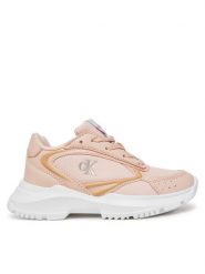 Calvin Klein Jeans Sneakersy V3A9-82030-1695A M Różowy. Czerwone buty sportowe dziewczęce Calvin Klein Jeans, bez wzorów, z jeansu, bez zapięcia. Za 219.99 zł.