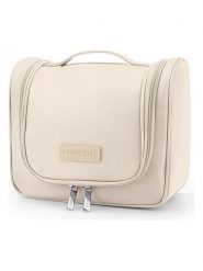 Puccini Kosmetyczka "Infinity" w kolorze kremowym - 25 x 20 x 12 cm rozmiar: onesize. Brązowe kosmetyczki damskie Puccini, bez wzorów, z materiału. Za 87.81 zł.