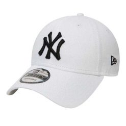 Czapka Z Daszkiem Unisex Dla Dorosłych 9Forty League Basic New York Yankees. Białe czapki z daszkiem damskie New Era, bez wzorów. Za 156.99 zł.