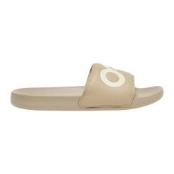 Klapki basenowe Oakley B1b Slide 2.0. Brązowe klapki damskie Oakley, bez wzorów, bez obcasa, bez zapięcia. Za 131.00 zł.