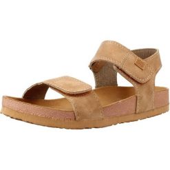 Sandały GIOSEPPO TREDEGAR Brązowy. Brązowe sandały damskie Gioseppo, bez wzorów, z syntetyku, bez obcasa, bez zapięcia. Za 138.99 zł.