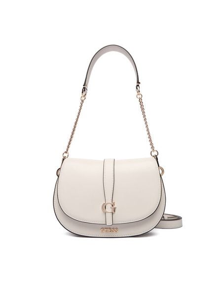 Guess Torebka Carrie HWVG98 96200 Écru. Torebki klasyczne damskie Guess, ze skóry, bez dodatków. Za 589.99 zł.