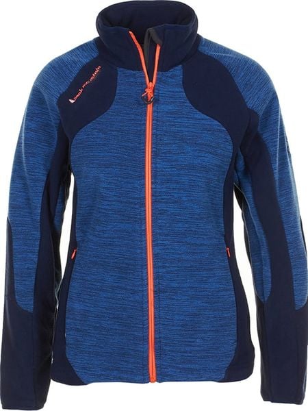 Peak Mountain Kurtka polarowa w kolorze niebieskim rozmiar: S. Niebieskie kurtki damskie Peak Mountain, s, bez wzorów, z polaru, bez kaptura. Za 179.22 zł.