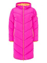 Zwillingsherz Płaszcz pikowany "Happy Vibes" w kolorze różowym rozmiar: L. Różowe płaszcze damskie Zwillingsherz, l, bez wzorów, bez kaptura. Za 371.59 zł.