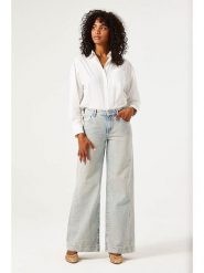 Garcia Dżinsy - Wide leg - w kolorze błękitnym rozmiar: W28/L32. Niebieskie jeansy damskie Garcia. Za 165.45 zł.