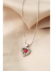 Lodie Silver Naszyjnik z zawieszką - dł. 45 cm rozmiar: onesize. Szare naszyjniki damskie Lodie Silver, z cyrkonią, metalowe. Za 30.99 zł.