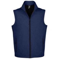 Softshellowa Kamizelka Dla Dorosłych Unisex Race. Niebieskie kamizelki damskie SOL'S, s, bez wzorów, bez kaptura. Za 131.99 zł.