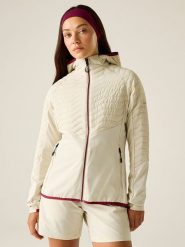 Dare 2b Kurtka hybrydowa "Air Lite" w kolorze kremowym rozmiar: 44. Brązowe kurtki sportowe damskie Dare 2b, bez wzorów, bez kaptura. Za 184.02 zł.