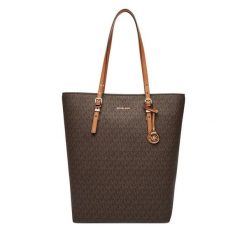 Torebka MICHAEL Michael Kors. Brązowe shopper bag MICHAEL Michael Kors, bez wzorów, bez dodatków. Za 739.99 zł.