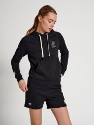 Bluza do piłki ręcznej damska Hummel GG-12. Czarne bluzy damskie Hummel, l, bez wzorów, z bawełny, z kapturem. Za 232.85 zł.