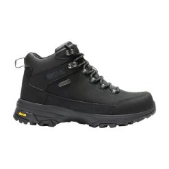 Damskie skórzane buty trekkingowe Burrell. Brązowe obuwie trekkingowe damskie Regatta, z materiału, bez zapięcia. Za 831.00 zł.