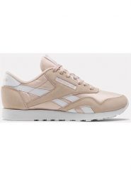 Reebok Skórzane sneakersy "Clasic Nylon" w kolorze jasnoróżowym rozmiar: 38. Różowe obuwie sportowe damskie Reebok, z materiału, bez zapięcia. Za 232.78 zł.