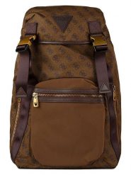 Guess Plecak w kolorze brązowym - 14 x 35 x 7 cm rozmiar: onesize. Brązowe plecaki Guess, z aplikacjami, z materiału. Za 434.08 zł.