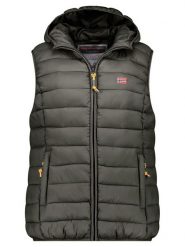 Geographical Norway Kamizelka pikowana "Vatikolor" w kolorze khaki rozmiar: XL. Brązowe kamizelki damskie Geographical Norway, xl, bez wzorów, bez kaptura. Za 131.74 zł.