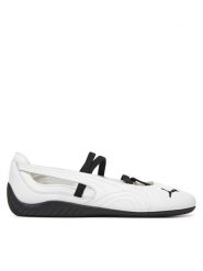 Puma Baleriny Speedcat Ballet LTH Wns 403587 01 Biały. Białe balerinki damskie Puma, bez wzorów, ze skóry. Za 379.99 zł.