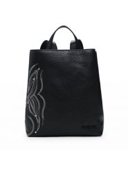 Desigual Plecak Goodall Sumy 25SAKP08 Czarny. Czarne plecaki Desigual, bez wzorów, ze skóry. Za 179.99 zł.
