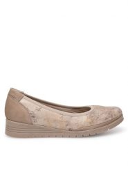 Go Soft Baleriny EST-TOMI-02 Beżowy. Brązowe balerinki damskie GO SOFT, bez wzorów, ze skóry. Za 179.99 zł.