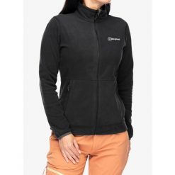 Bluza polarowa damska Berghaus Prism 2.0 Micro IA FL Jacket. Czarne bluzy damskie Berghaus, l, bez wzorów, z polaru, bez kaptura. Za 265.99 zł.