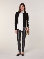 Rodier Wełniany sweter w kolorze czarnym rozmiar: XL. Czarne swetry klasyczne damskie Rodier, xl, z koronki, bez kołnierzyka. Za 317.99 zł.