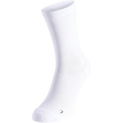 Skarpetki klasyczne Odlo ESSENTIAL Socks crew. Białe skarpetki damskie ODLO, bez wzorów, z elastanu. Za 59.99 zł.