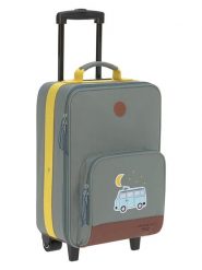 Lässig Walizka dziecięca "Adventure Bus" w kolorze zielonym - 29,5 x 46 x 19,5 cm rozmiar: onesize. Zielone walizki Lassig, bez wzorów, z materiału. Za 282.80 zł.