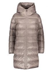 Fuchs Schmitt Płaszcz pikowany w kolorze szarobrązowym rozmiar: 42. Brązowe płaszcze damskie Fuchs Schmitt, bez wzorów, bez kaptura. Za 448.99 zł.