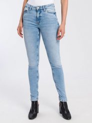 Cross Jeans Dżinsy - Skinny fit - w kolorze błękitnym rozmiar: W28/L34. Niebieskie jeansy damskie Cross Jeans, z podwyższonym stanem. Za 127.35 zł.