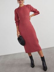 Milan Kiss Sukienka w kolorze różowym rozmiar: XL. Różowe sukienki damskie Milan Kiss, bez wzorów, bez ramiączek. Za 165.99 zł.