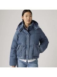 Levi's Kurtka przejściowa w kolorze niebieskim rozmiar: L. Niebieskie kurtki damskie Levi's, l, bez wzorów, bez kaptura. Za 283.74 zł.