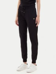 EA7 Emporio Armani Spodnie dresowe 7W000082 AF13135 UC001 Czarny Regular Fit. Czarne spodnie dresowe damskie EA7 Emporio Armani, s, bez wzorów, z bawełny. Za 229.99 zł.