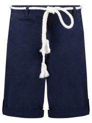 Geographical Norway Szorty "Paola" w kolorze granatowym rozmiar: M. Niebieskie szorty damskie Geographical Norway, z aplikacjami, z tkaniny. Za 74.63 zł.