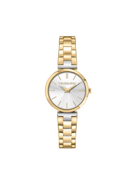 Trussardi Zegarek R2453164507 Różowe złoto. Czerwone, analogowe zegarki damskie TRUSSARDI, złote. Za 499.99 zł.