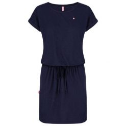Sukienka letnia LOAP Bladana damska - Niebieska S. Niebieskie sukienki damskie ZONE PERFECT, bez wzorów, sportowe, bez ramiączek. Za 150.99 zł.